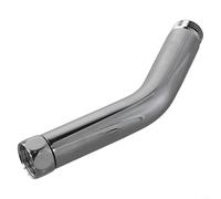 Stainless Steel 135° Shower Elbow Adapter, Chrome Hand Shower Connector with G1/2 Ball Joint for Top Spray and Hose, Leak-Resistant(L)