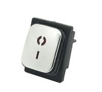 Stainless Steel 16A 250VAC Heavy Duty KCD4-201 Rocker Switch Latching ON OFF 12V 220V Red Green Blue Yellow Light Illuminated 10Pcs(Green Light,ON-OFF_220V)