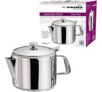 Stainless Steel 16Oz Tea Pot Coffee Kitchen Flip Lid Handle Restaurant Hotel Tea Filter