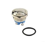 Stainless Steel 19mm Momentary Push Button Switch IP67 Rated Waterproof Starter Switch for Heavy Rain Exposure