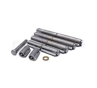 Stainless Steel 2 Leaf Weld on Hinge Hinges ramp Door gate weldable A2 304 SS 60mm 80mm 100mm 120mm 140mm (4, 60mm)