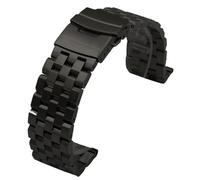 Stainless Steel 20mm 22mm Watch Strap Removable Wristband Men And Women(Black,22mm)