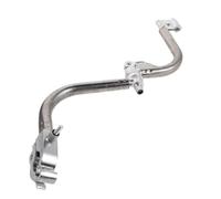 Stainless Steel 22-27mm Handlebar Umbrella Mount for Chairs | 360 Degree Rotating Bracket, Quick Attach and Detach, Silver Finish for Campers and Rollators