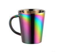 Stainless Steel 300ML Insulated Mug Double Wall Design for Enjoying Coffee, Tea, or Milk Anywhere You Go (Colourful)