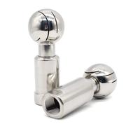 Stainless Steel 304/316L Rotary Spray Ball | SS304/316L Multiple Sizes 2 Pcs: CIP Tank Cleaning(Ss304,1/2")
