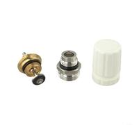 Stainless Steel 304 Automatic Valve Core Compatible with Electric Actuators for For underfloor Heating Manifolds (A)