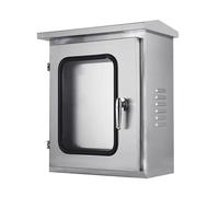 Stainless Steel 304 Electrical Enclosure Indoor/Outdoor Power Distribution Box with Mounting Plate for Industrial Control Systems (100x60x35cm)