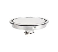 Stainless Steel 304 Floor Drain 15cm - Round Shower Drain Invisible Drainage for Bathroom & Outdoor 1PC Tile-Compatible Siphon Water Filtration.