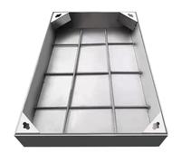 Stainless Steel 304 Frame & Cover 50x100 cm, Flush Design for Urban Infrastructure, Efficient Solution for Outdoor Use, Weather-Resistant, Heavy-Duty Construction