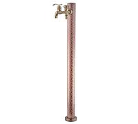 Stainless Steel 304 Frost Resistant Outdoor Faucet Water Tap for Garden Patio & Courtyard Stylish Brown Finish for All Weather Use