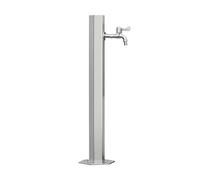 Stainless Steel 304 Garden Water Column - Vertical Outdoor Faucet Anti-Freeze 20.5 x 50 cm for Agricultural Pasture and Garden Irrigation System