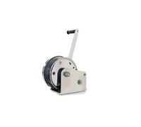 Stainless Steel 304 Hand Winch 1800LB Load Capacity Double Self-Locking Waterproof Heavy Duty Hand Crank Winch for Boat Trailer and Outdoor Use