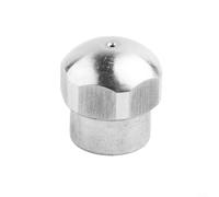 Stainless Steel 304 High Pressure Drain Sewer Cleaning Nozzle, 1/8" Thread Dredging Jet for Pipe Washer, 14mm OD with 0.55-1.2mm Holes, UK