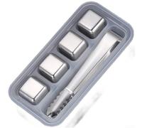 Stainless Steel 304 Ice Cubes for Whiskey Cooling Reusable Chills Compatible with Whiskey Rum Vodka Beer and Juice (C)