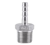 Stainless Steel 304 Male thread Pipe Fitting Barb