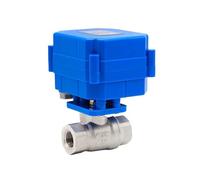 Stainless Steel 304 Motorized Ball Valve 1/4" 3/8 DN8/DN10 DC12V 5V 24V 220V 2 Way Electrical Ball Valve 2/3/5-Wires Control(DC3-6V_LH-S622)