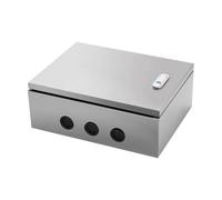 Stainless Steel 304 Outdoor/Indoor Electrical Box Lockable IP66 Waterproof Distribution Cabinet WallMounted for Home Factory Shopping Center (40x30x20cm)