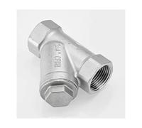 Stainless Steel 304 Pipeline Y Filter, BSPT Female Threaded Strainer Valve, 80 Mesh, Durable Fitting for Water Gas Fuel Oil, 1 PC(DN20 3/4 Inch)