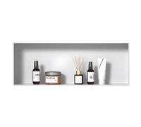 Stainless Steel 304 Shower, Waterproof Bathroom Wall Shelf, No Tiles Required, Recessed Storage Solution for Bathroom Upgrade, Modern Design, Space-Saving nization