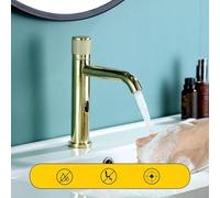 Stainless Steel 304 Single Cold Induction Bathroom Wash Basin Faucet with Automatic Sensor for Home and Office Use