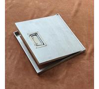 Stainless Steel 304 Square Inspection Cover with Handle for Septic Pits Outdoor Patios and Sidewalks 15.7x19.6in (40x50cm) Access Hatch