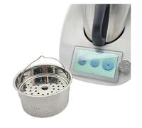 Stainless Steel 304 Steamer Basket With Handle Compatible For Thermomix TM5 TM6 Cook Steaming Kitchen Utensils Food Processing Machine Parts Blender Accessories And Parts Food Processor