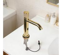 Stainless Steel 304 Touchless Induction Bathroom Faucet with Auto Shut-Off for Homes Offices and Public Restrooms
