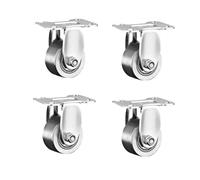Stainless Steel 304 Universal Casters 1.5/2 Inches RustResistant HeavyDuty Fixed Wheel for Workshop & Factory Use - Premium Quality Rolling Wheels