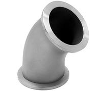 Stainless Steel 304 Vacuum Joint 45 Degree Elbow for Ultra-High Vacuum Applications - KF/NW Quick Flange Fittings(KF-40)