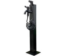 Stainless Steel 304 Vertical Garden Water Column Decorative Fountain Outlet for Irrigation & Garden Watering Outdoor Water Feature (Square01)
