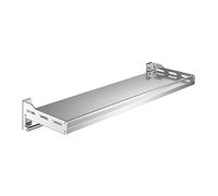 Stainless Steel 304 Wallmounted Spice Rack 50Cm Floating Kitchen Shelf Space Saver Silver Spice for Home & Kitchen,-60 cm