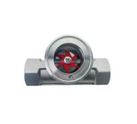 Stainless Steel 304 Water Flow Indicator with Sight Glass for Pipeline Flow Observation in Water, Oil, Gas & Acid-Alkaline for Media
