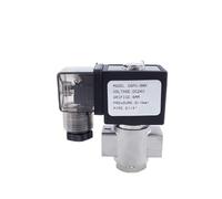 Stainless Steel 304 Water Solenoid Valve Port 1/4 Inch 40/25/10/1bar Normally Open 12V 220V Zero Pressure Start Valve(NBR_AC24V_W1101X)