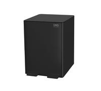 DMD® | 30L Dual Stainless Steel Rubbish Bin, 2 x 15L Removable Plastic Recycling Buckets, Soft Closure, Easy Clean, Metal Foldable Pedals, Fingerprint Proof, Under Counter Bin (Matt Black)