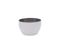 Stainless Steel 30ml Shot Cup Portable Shot Glass for Baijiu Whiskey Rum Compact Rust-Resistant Design for Travel Outdoor Bar Use Red Silver White 3.6x2.7cm Single Piece(White)