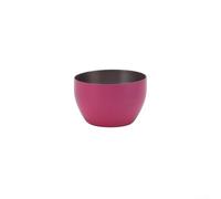 Stainless Steel 30ml Shot Cup Portable Shot Glass for Baijiu Whiskey Rum Compact Rust-Resistant Design for Travel Outdoor Bar Use Red Silver White 3.6x2.7cm Single Piece(Magenta)