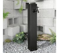 Stainless Steel 31" Water ColumnConcealed Base Outdoor Faucet for Lns Courards & Gardens Single Water Outlet Design