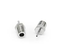 Stainless Steel 316 Male Thread To Weld Hydraulic Connector 1/4"NPT Male X 3/8" Weld Adapter(MA-06T04N)
