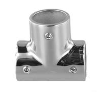 Stainless Steel 316 Pipe Tee Designed for Bimini Top Jacking Mounts and Outdoor Marine Structural Frameworks (25MM)