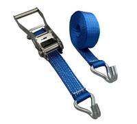 Stainless Steel 316 Ratchet Strap With Claw Hooks 50mm 8 Metre Length Boat Yacht