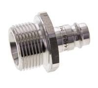 Stainless Steel 316L DN 10 Air Coupling Plug G 3/4 inch Male