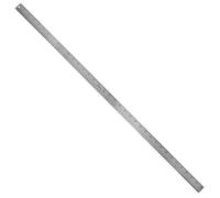 Stainless Steel 36 Inch Metal Ruler Non-Slip Rubber Back, with Inch and Metric Graduations
