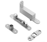 Stainless Steel 360 Degree Shaft Door Pivot Hinges Self Closing with Adjustable Closing Speed for Wood Doors Up to 60 Kgs Weight Capacity