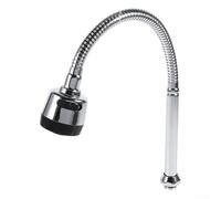 Stainless Steel 360 Degree Swivel Kitchen Sink Faucet with Single Handle Connection and Adjustable Water Flow for Single and Double Bowl Sinks