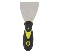 Stainless Steel 3D Printer Spatula, Rubber Handle 3in Hot Bed Spatula, Great Match with The 3D Printer, Ergonomic and Comfortable for Professional Use