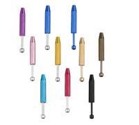 Stainless Steel 4 Claw Pick Up Tool with Knurled Grip, Jewelry Gemstone Bead Holder, Diamond Stone Prong Grabber, IC Chip Gripper Tweezer(I)