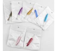 Stainless Steel 4 Claw Pick Up Tool with Knurled Grip, Jewelry Gemstone Bead Holder, Diamond Stone Prong Grabber, IC Chip Gripper Tweezer(E)