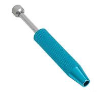Stainless Steel 4 Claw Tweezer Grabber for Gems Beads Small Screws and Electronic Components with Easy Grip Knurled Finger Handle for Stability (E)