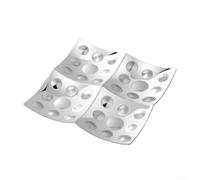 Stainless Steel 4 Section Divided Platter Party Appetiser Tray