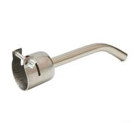 Stainless Steel 45-Degree Curved Angle Welding Nozzle for 850/852/950 Series Hot Air Rework Stations - Extended Bent Tip, 3mm-8mm Opti(8MM)